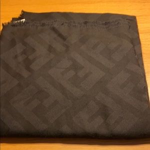 Fendi black shawl